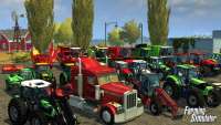 Les camions, les pêcheurs et les tracteurs dans la capture d'écran de Farming Simulator 2013