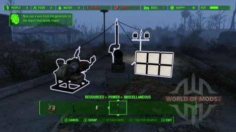 Strom ist die basis für Wohlstand in der Konstruktion von zu Hause Fallout 4