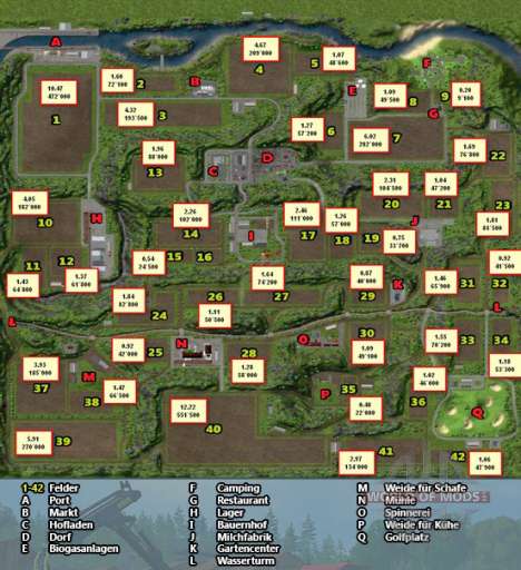Hufeisen Karte Landwirtschafts-Simulator 2013