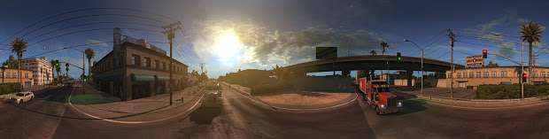 American Truck Simulator - panorama de la ville