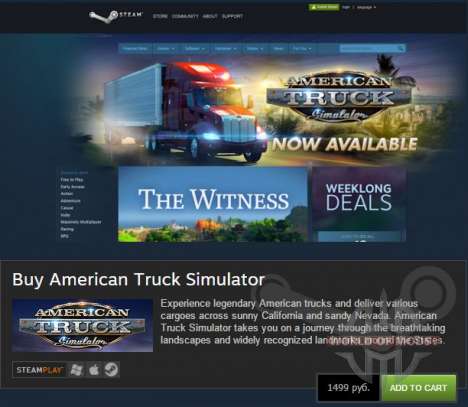American Truck Simulator est disponible!
