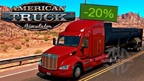 American Truck Simulator 20% de réduction sur Steam