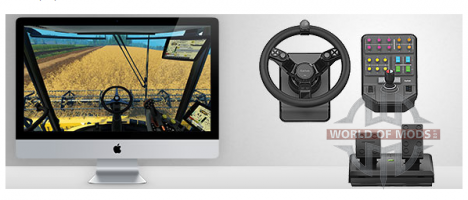 Saitek Lenkrad für den Landwirtschafts-Simulator 2015 Landwirtschafts-Simulator ist voll kompatibel mit Mac OS X!