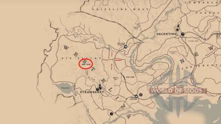 Easter egg with UFO in Red Dead Redemption 2