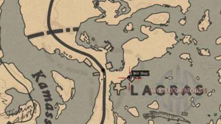 Der Shop für Angler detaillierte Karte