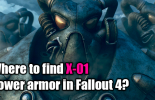 Où est le X-01 armure dans Fallout 4?