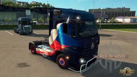 Nouveau DLC pour Euro Truck Simulator 2 - National Window Flags DLC est maintenant disponible!
