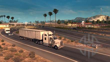 American Truck Simulator: remorques défi - la complexité de la gestion à long rigs