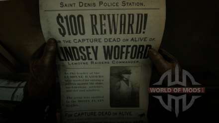Bounty Jagd in RDR 2: Lindsay Wofford. Leitfaden für den Abschluss der quest