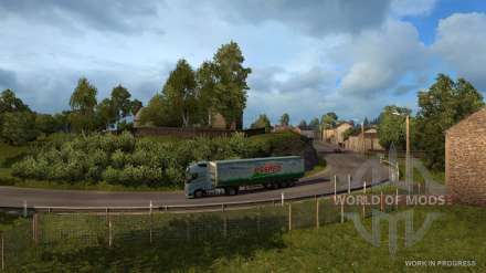 Nouveau DLC pour Euro Truck Simulator 2 a été annoncé - "France"