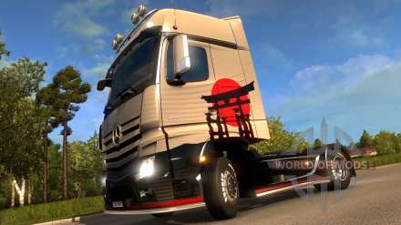 Nouveau DLC pour Euro Truck Simulator 2 - Japonais de la Peinture Pack