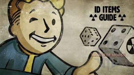 Eine Liste der IDs der wichtigsten Fallout 4 Elemente - Kleidung, Rüstung, Munition, Medikamente und Drogen