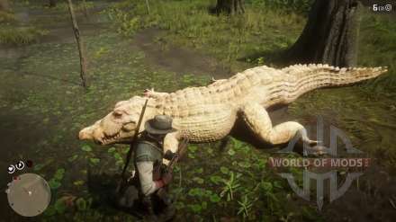 Le légendaire alligator dans Red Dead Redemption 2