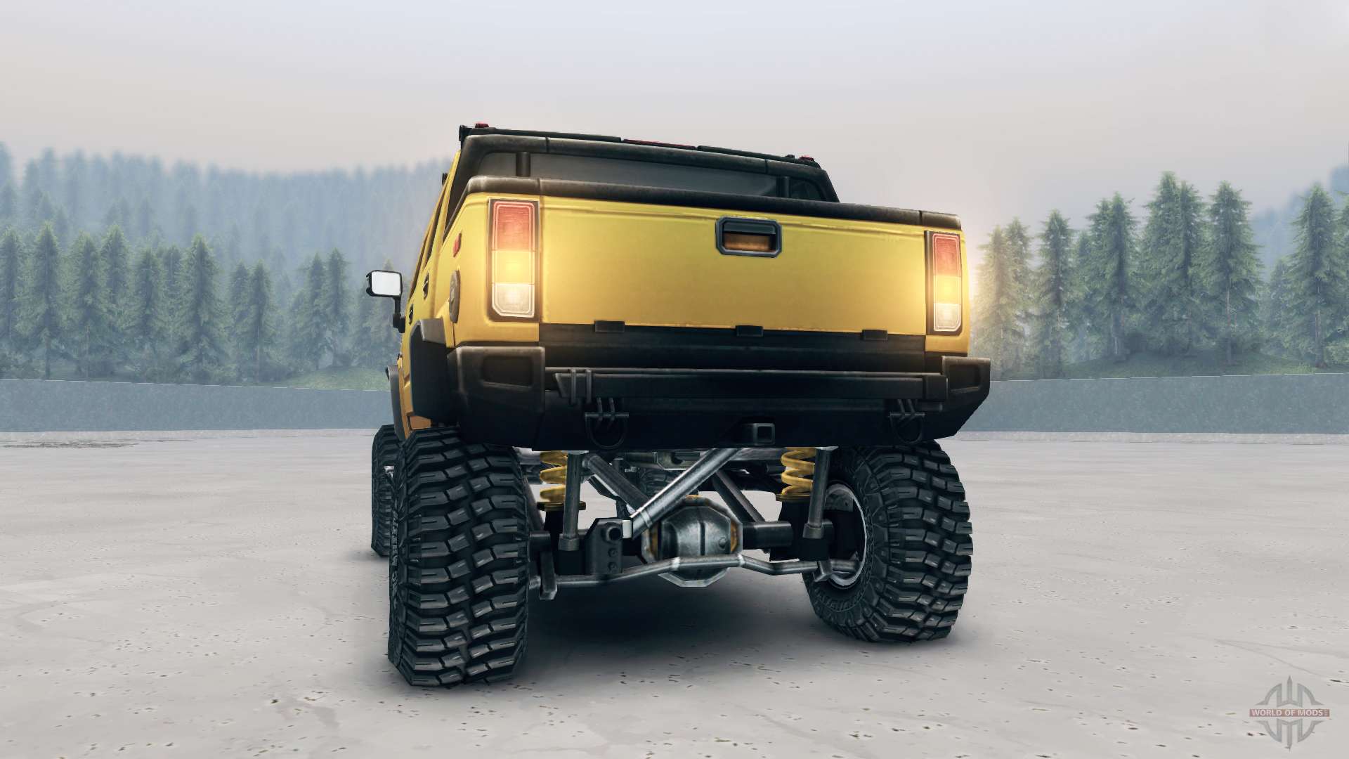 hummer h2 sut pour spin tires