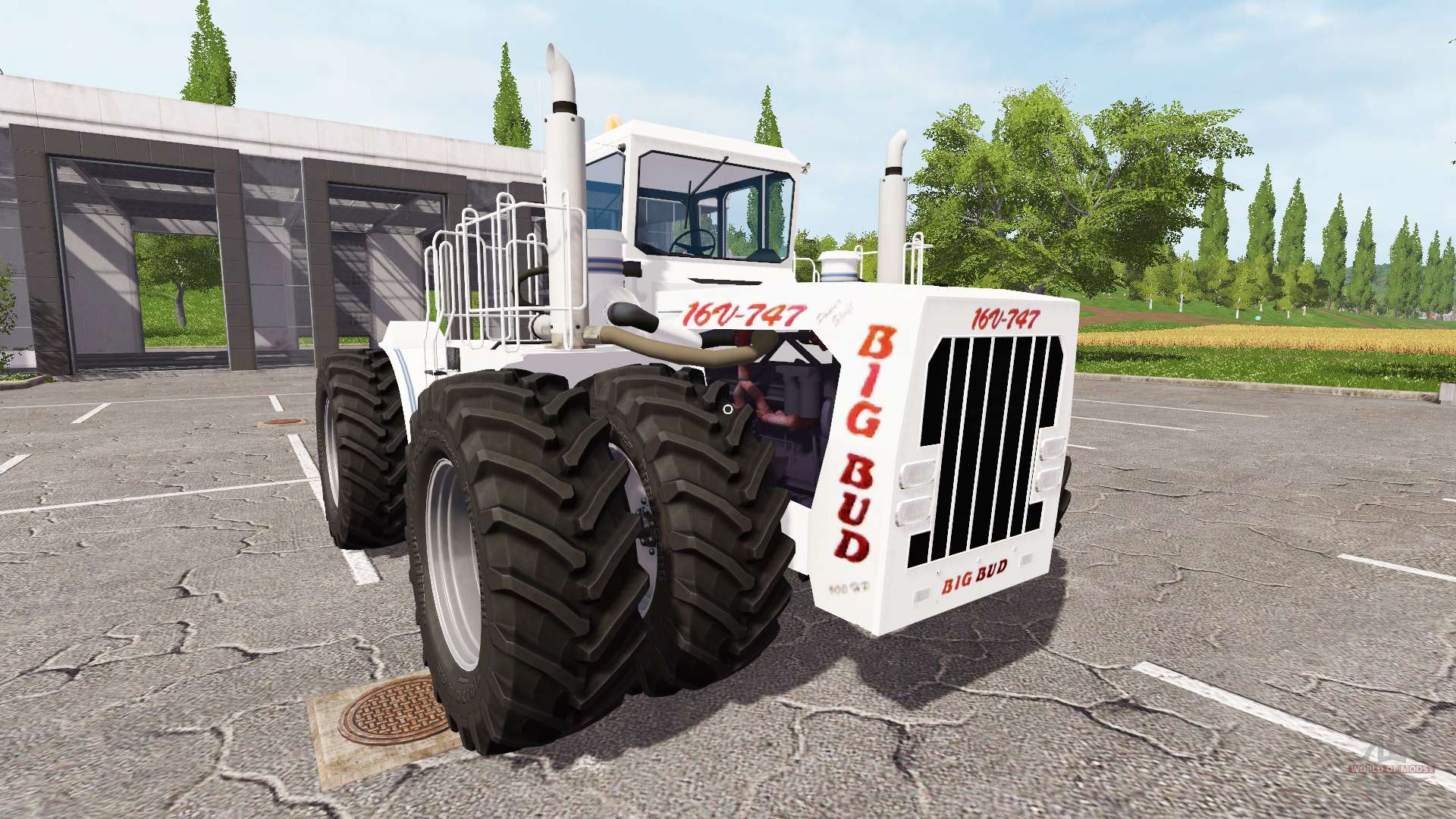 Big Bud 747 >> Big Bud-747 white pour Farming Simulator 2017 Big Bud 747 >> Big Bud-747 white pour Farming Simulator 2017